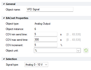 PLC Analog Input and Output Signals