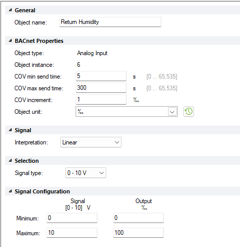 PLC Analog Input and Output Signals